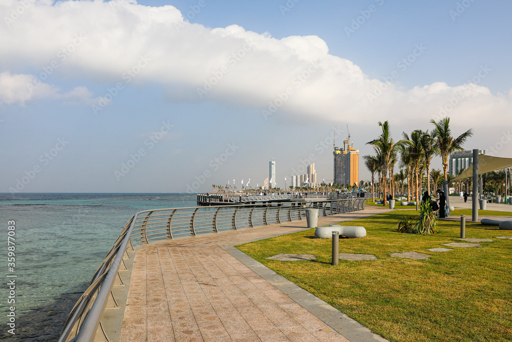 Corniche, Jeddah Saudi Arabia, Sea Side, Red Sea.