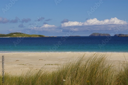The desolate  beautiful Reef Beach on the Isle of Lewis  Scotland.