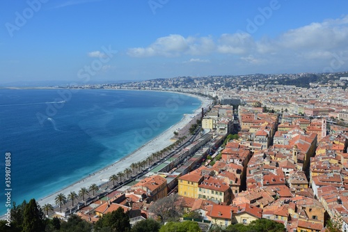 Nice, Azure Coast, France on spring