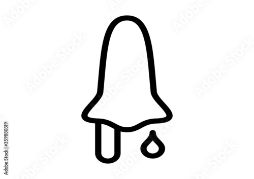 Allergy line icon. Nose, sinus, rhinitis Healthcare concept. Can be used for topics like medicine, medical checkup, otolaryngology