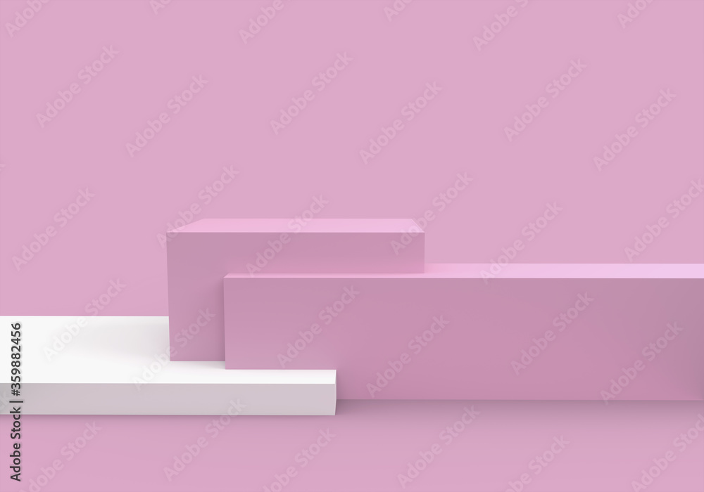 Podium in abstract blue composition, 3d rendering, 3d illustration Podium in abstract blue composition, 3d rendering, 3d illustration