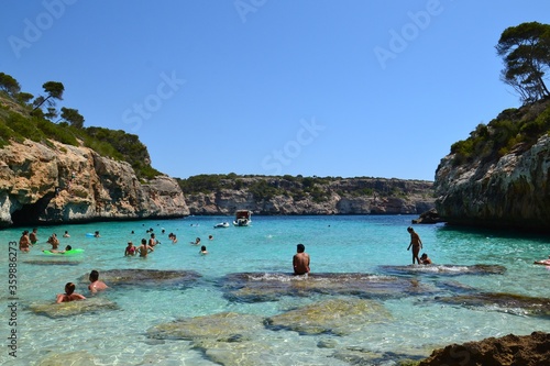 Playa mediterranea paradisiaca