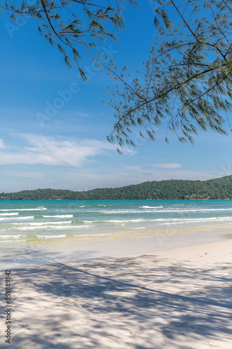Saracen bay beach, koh rong samloem island, sihanoukville, Cambodia.