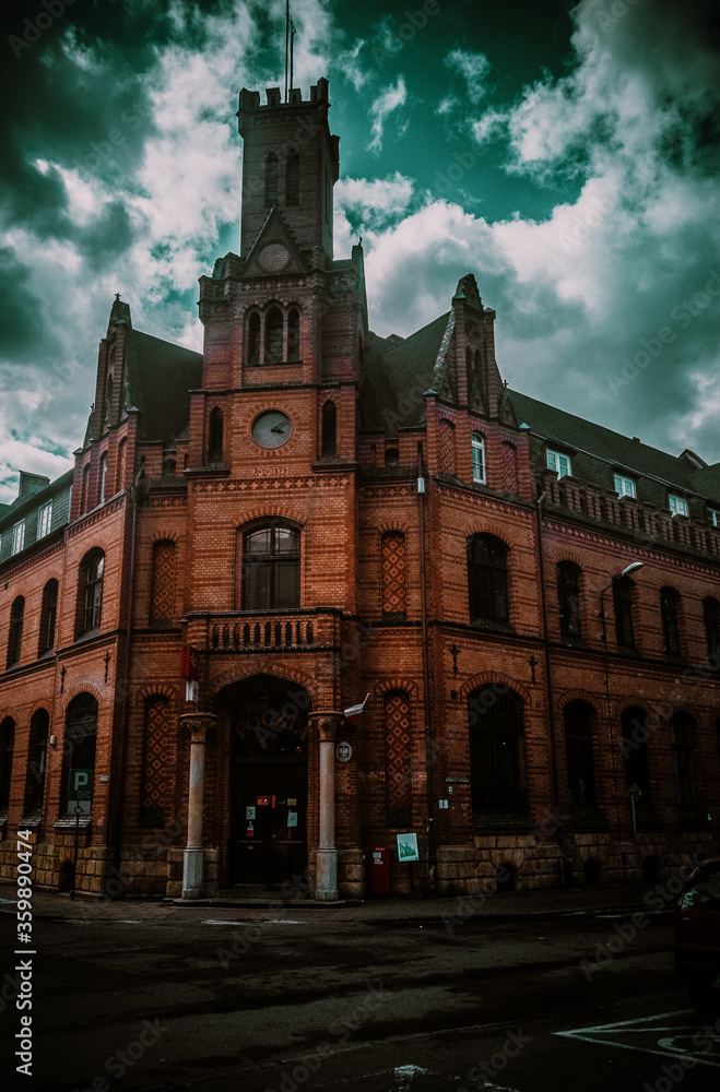 Obraz premium Old Post in Gothic stile