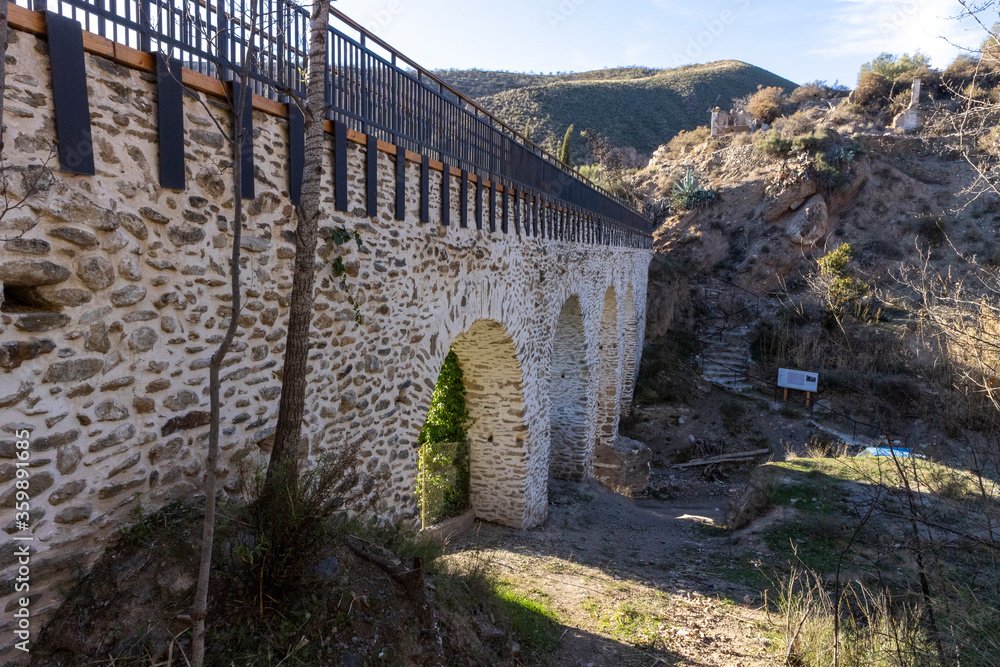 old aqueduct to bring water to Ugijar

