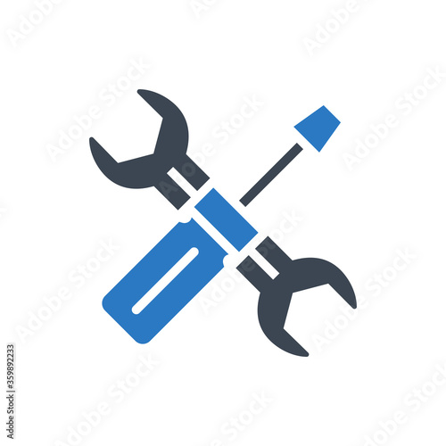 Services Related Vector Glyph Icon. Isolated on White Background. Vector Illustration.