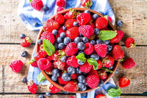 Fototapeta Naklejka Na Ścianę i Meble -  Assorted Fresh Berries