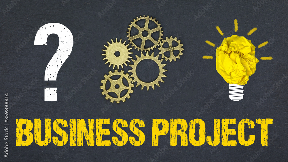 Obraz premium Business Project