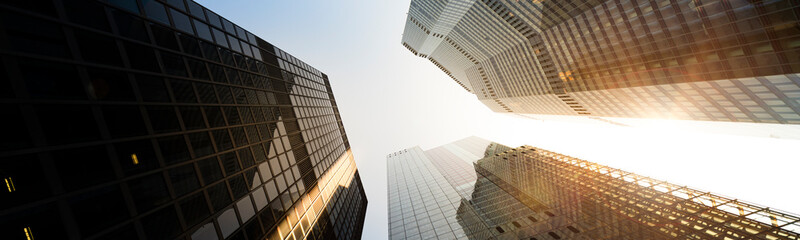 High rise building abstract