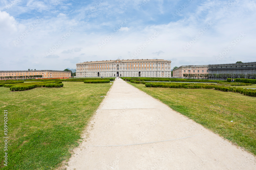 The Royal Palace of Caserta (Reggia di Caserta) a former royal residence in Caserta, southern Italy.