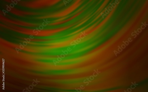 Dark Green  Yellow vector blurred and colored pattern. New colored illustration in blur style with gradient. Completely new design for your business.