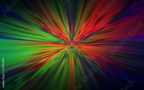 Dark Green, Red vector abstract layout. Colorful abstract illustration with gradient. Completely new design for your business.