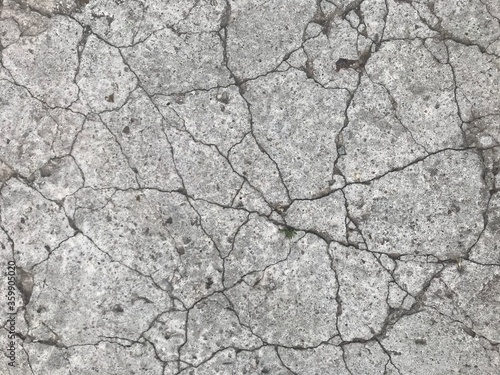 background texture of gray color broken concrete