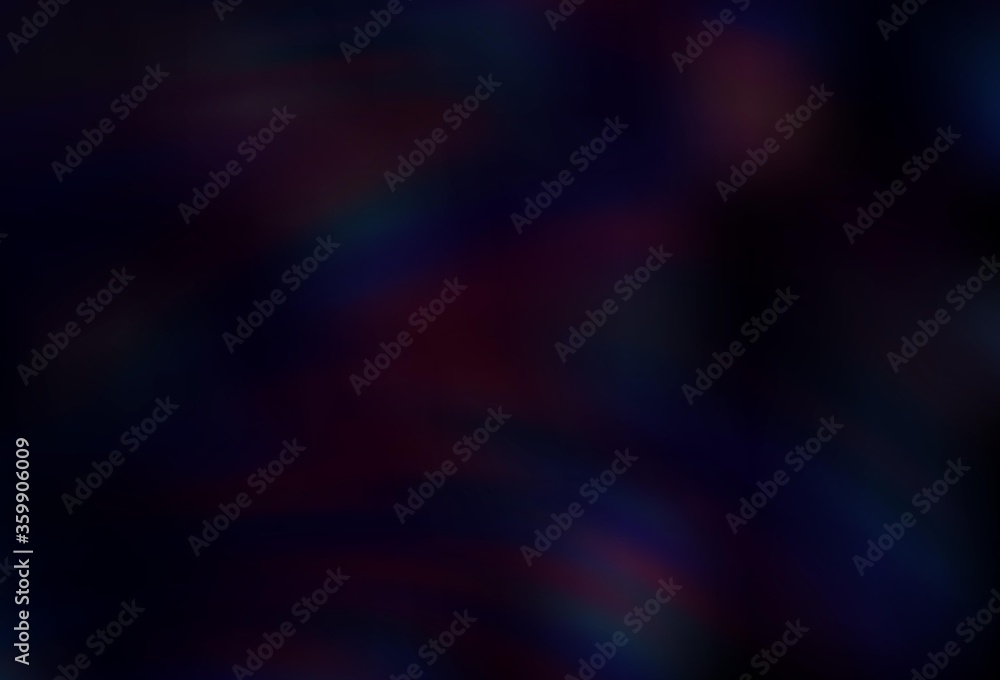 Fototapeta premium Dark Purple vector blurred background. Creative illustration in halftone style with gradient. New design for your business.