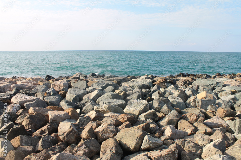 rocks on the beach