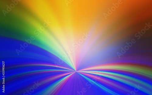 Light Blue, Yellow vector blurred bright template. Abstract colorful illustration with gradient. New design for your business.