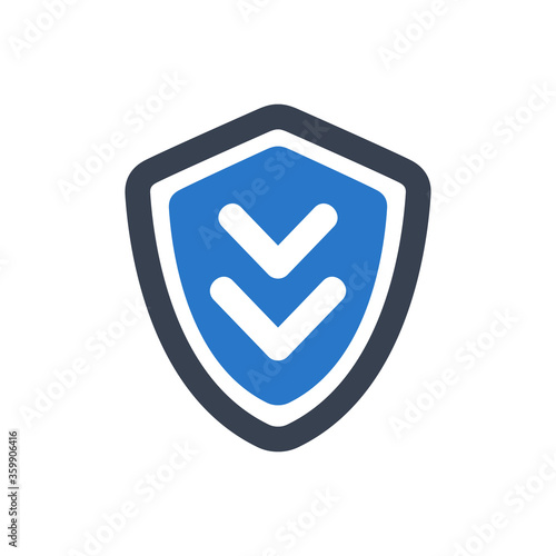 Download shield icon