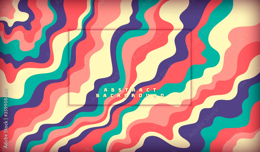 Abstract pattern design made of colorful wavy shapes. Vector illustration. Abstract pattern design made of colorful wavy shapes. Vector illustration.