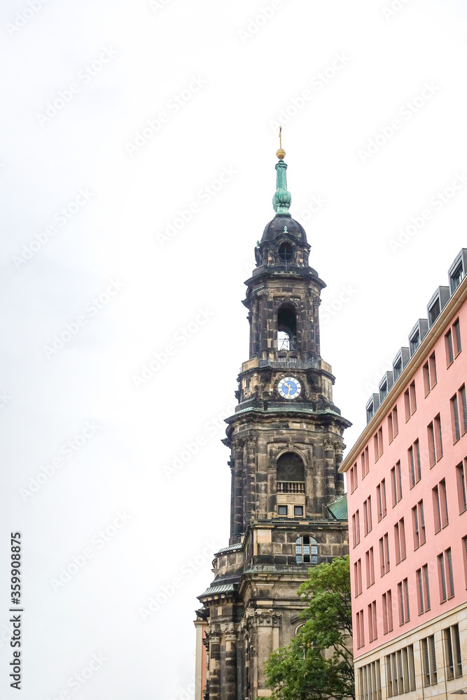Traditional Cathedral building in Dresden, Germany