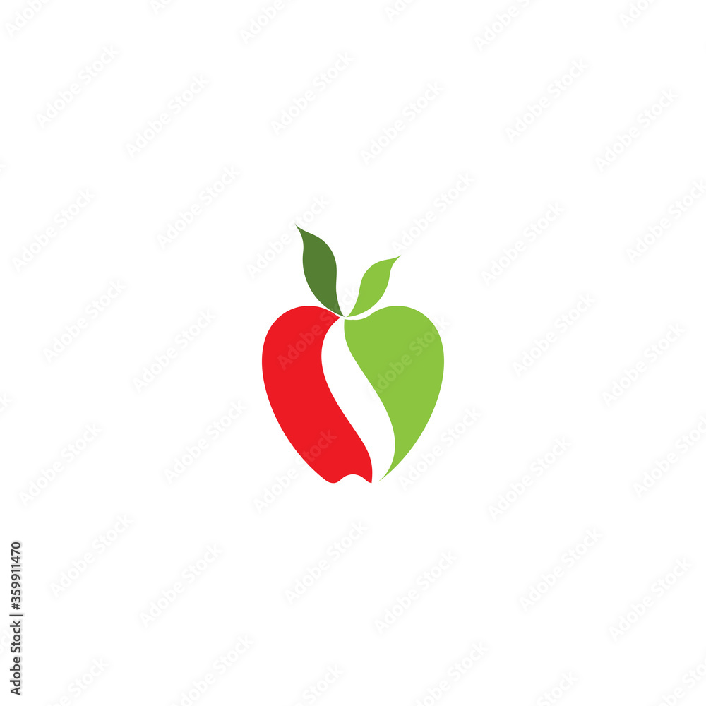 Apple vector illustration design Apple vector illustration design
