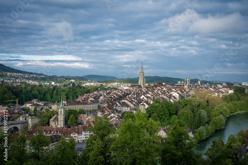 Blick über die Dächer der Altstadt von Bern © Beat