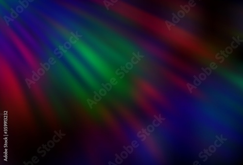 Dark Multicolor vector background with straight lines. Lines on blurred abstract background with gradient. Pattern for ad, booklets, leaflets. © smaria2015