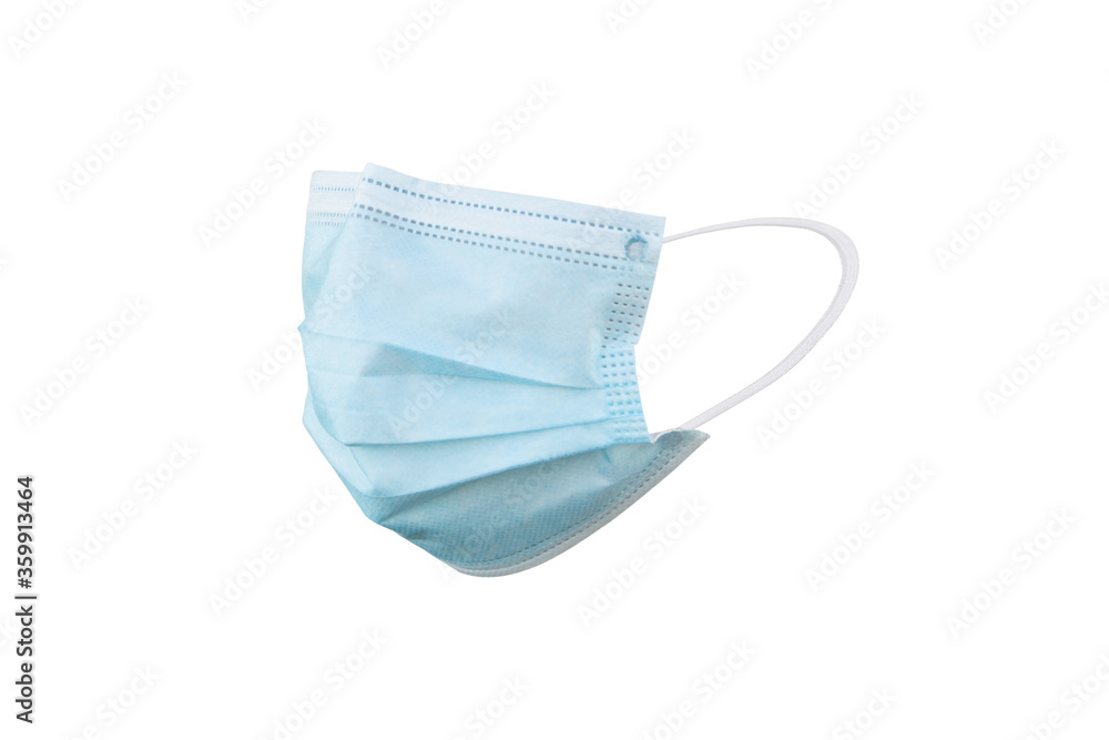 Medical mask or Hygienic mask isolated on white background with clipping path. Medical mask or Hygienic mask isolated on white background with clipping path.