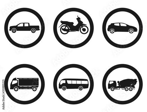 Special lane for motorized vehicles