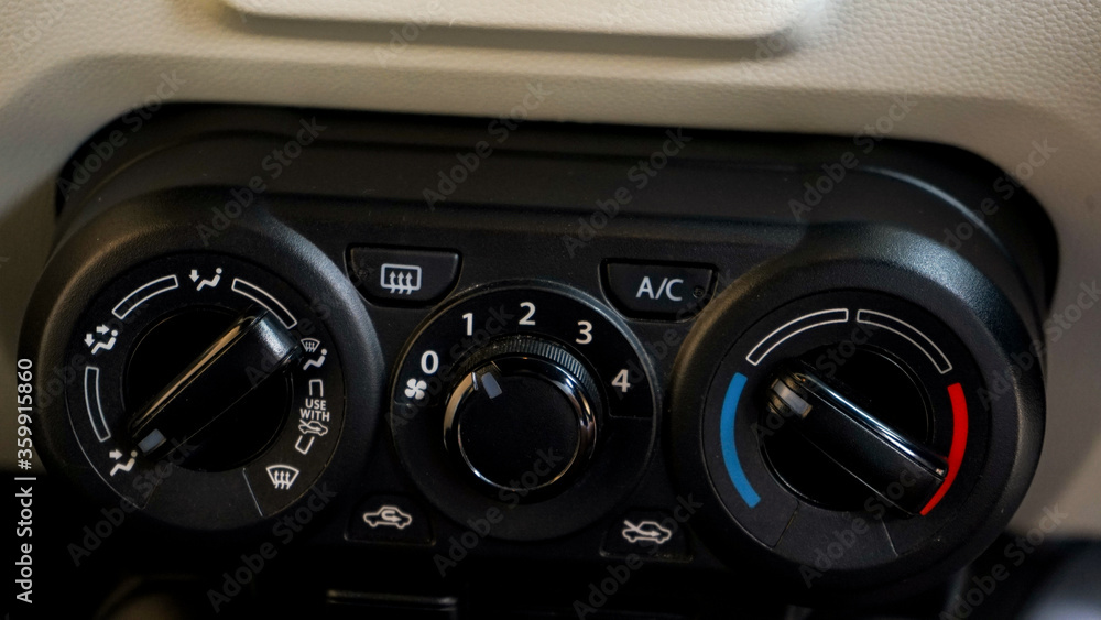 Close up the car air conditioner Close up the car air conditioner