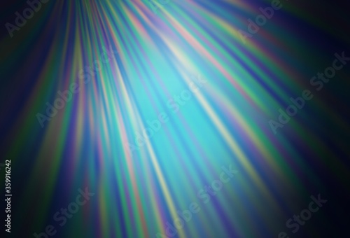 Dark BLUE vector blurred shine abstract texture. Colorful illustration in abstract style with gradient. Elegant background for a brand book.