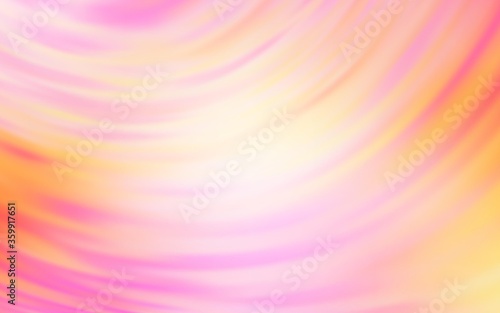 Light Pink, Yellow vector abstract blurred background. Colorful illustration in abstract style with gradient. New way of your design.
