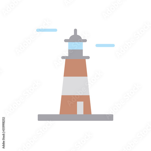 Argentine, lighthouse icon. Simple color vector elements of pharos icons for ui and ux, website or mobile application