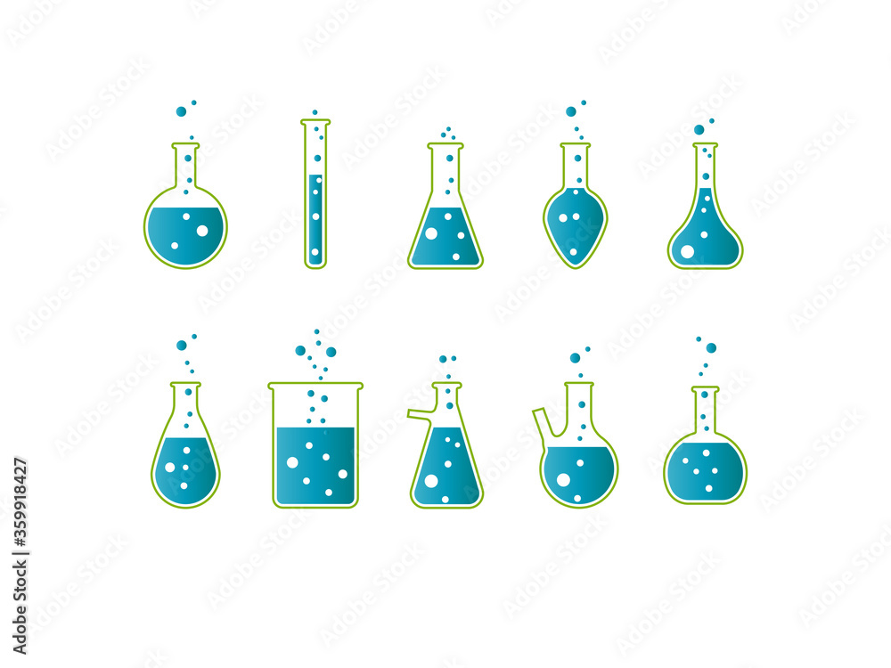 Flask, laboratory icon. Vector illustration, flat design. Flask, laboratory icon. Vector illustration, flat design.