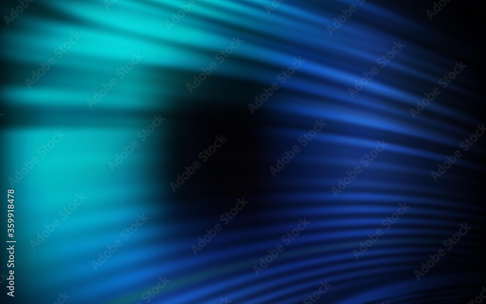 Dark BLUE vector pattern with lines. A circumflex abstract illustration with gradient. Template for cell phone screens.