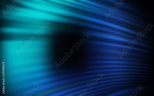 Dark BLUE vector pattern with lines. A circumflex abstract illustration with gradient. Template for cell phone screens.