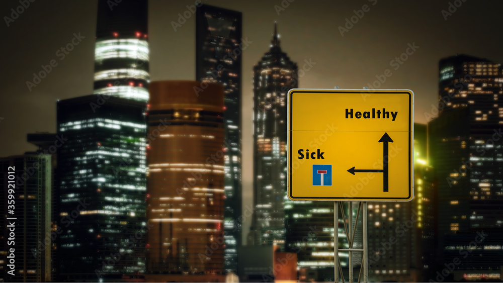 Street Sign to Healthy versus Sick Street Sign to Healthy versus Sick
