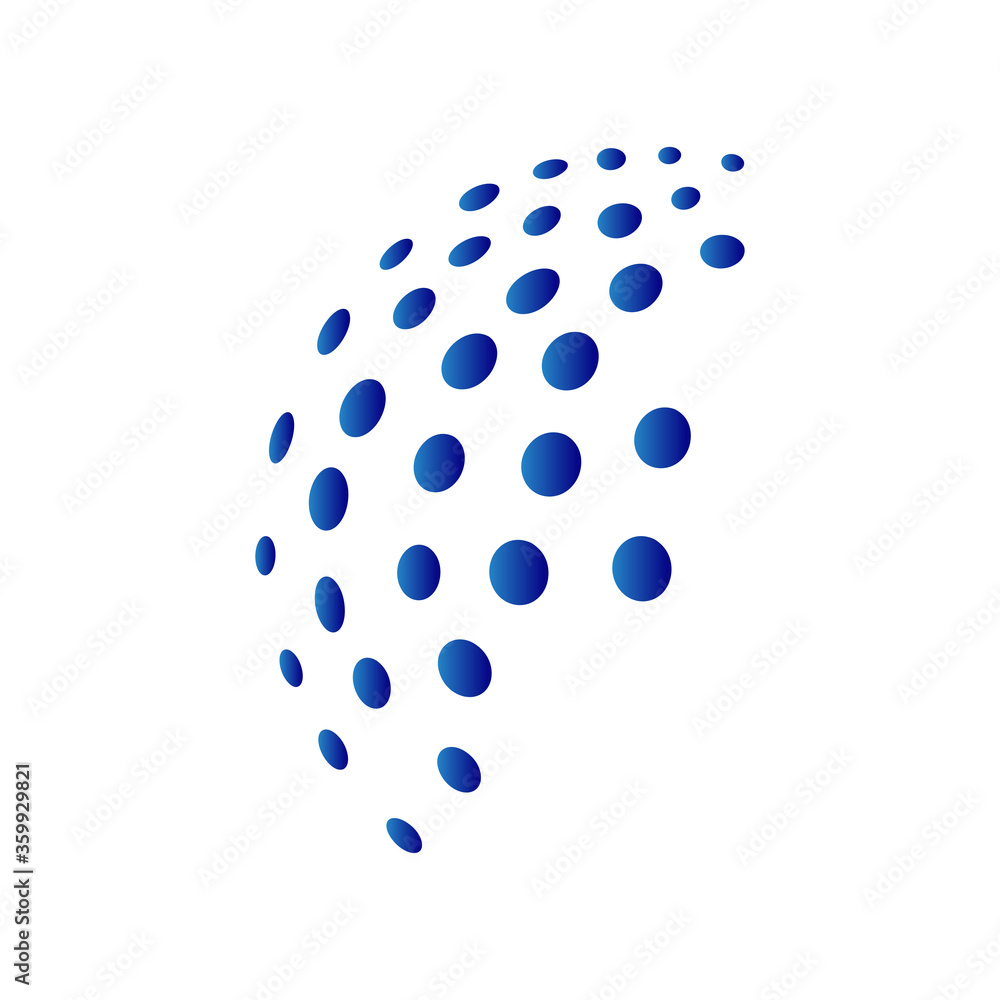 dot technology icon vector design illustration dot technology icon vector design illustration