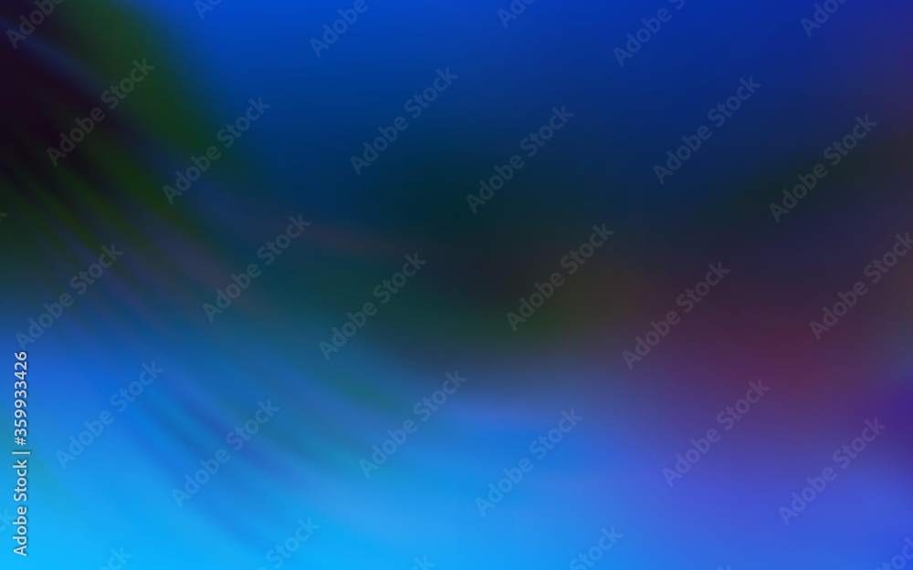 Dark BLUE vector blurred and colored pattern. A completely new colored illustration in blur style. New style for your business design.