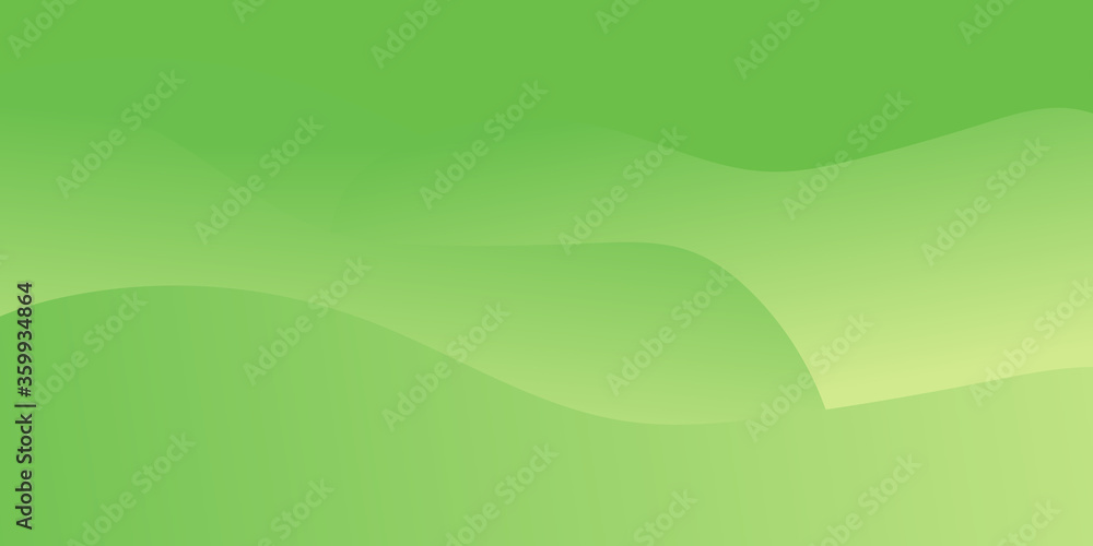 Green wave curve polygonal abstract background. geometric illustration with gradient. background texture design for poster, banner, card and template. Vector illustration