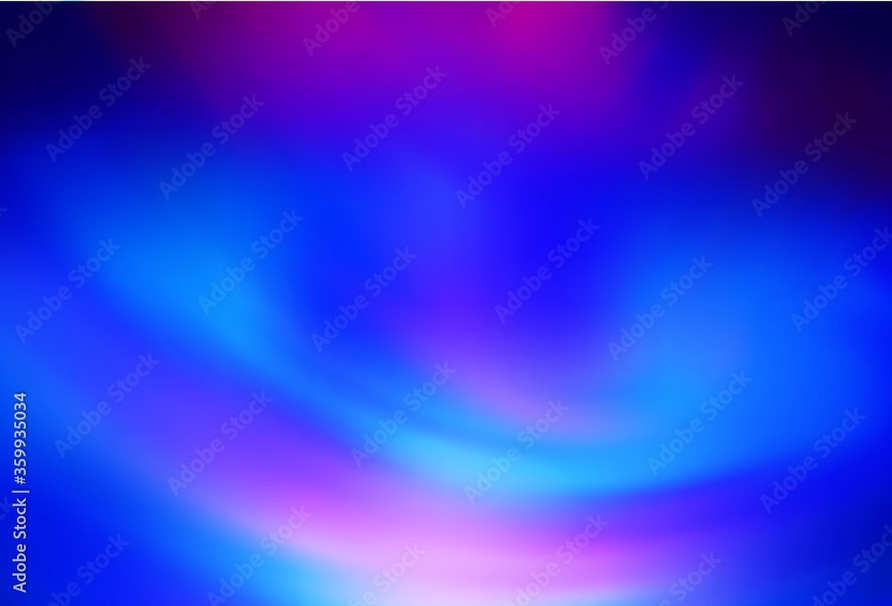 Dark Pink, Blue vector blurred shine abstract texture. Glitter abstract illustration with gradient design. New way of your design.