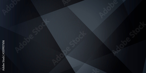 Modern dark black abstract polygonal presentation background. Vector illustration design for presentation, banner, cover, web, flyer, card, poster, wallpaper, texture, slide, magazine, and powerpoint.