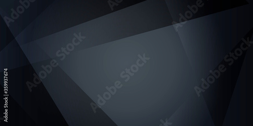 Modern dark black abstract polygonal presentation background. Vector illustration design for presentation, banner, cover, web, flyer, card, poster, wallpaper, texture, slide, magazine, and powerpoint.
