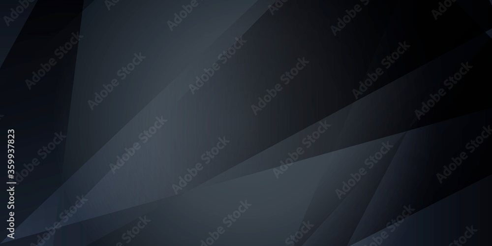 Obraz Dark abstract polygonal presentation background with business corporate concept. Vector illustration design for presentation, banner, cover, web, flyer, card, poster, wallpaper, texture, slide, magz