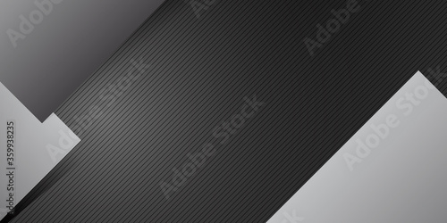 Abstract black presentation background dark with carbon fiber texture vector illustration. Vector illustration design for presentation, banner, cover, web, flyer, card, poster, wallpaper, texture