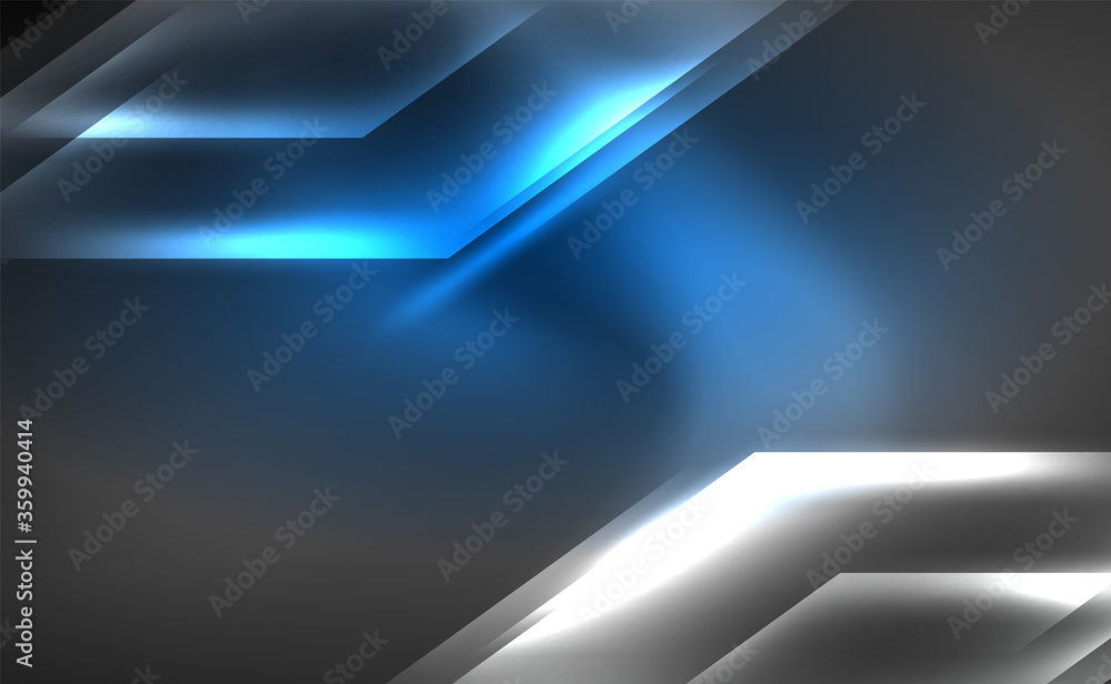 Dynamic neon shiny abstract background. Trendy abstract layout template for business or technology presentation, internet poster or web brochure cover, wallpaper Dynamic neon shiny abstract background. Trendy abstract layout template for business or technology presentation, internet poster or web brochure cover, wallpaper