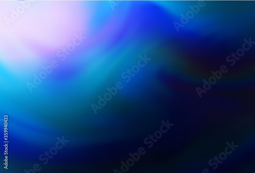 Dark BLUE vector blurred background. An elegant bright illustration with gradient. New style for your business design.