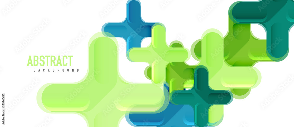 Glossy multicolored plastic style cross composition, x shape design, techno geometric modern abstract background. Trendy abstract layout template Glossy multicolored plastic style cross composition, x shape design, techno geometric modern abstract background. Trendy abstract layout template