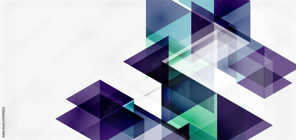 Geometric abstract background, mosaic triangle and hexagon shapes. Trendy abstract layout template for business or technology presentation, internet poster or web brochure cover, wallpaper Geometric abstract background, mosaic triangle and hexagon shapes. Trendy abstract layout template for business or technology presentation, internet poster or web brochure cover, wallpaper