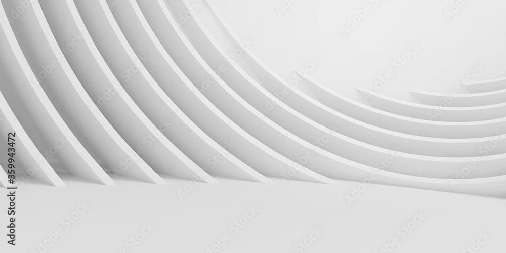 Abstact white background 3d illustration