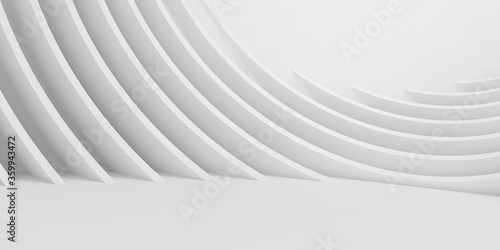 Abstact white background 3d illustration